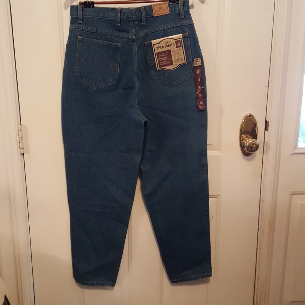 Women's‎ Open Trail blue jeans 16 short relaxed fit